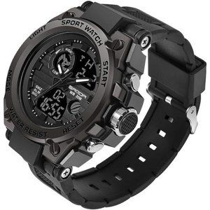 Men's Watches Sports Outdoor Waterproof Military Watch Date Multi Function LED